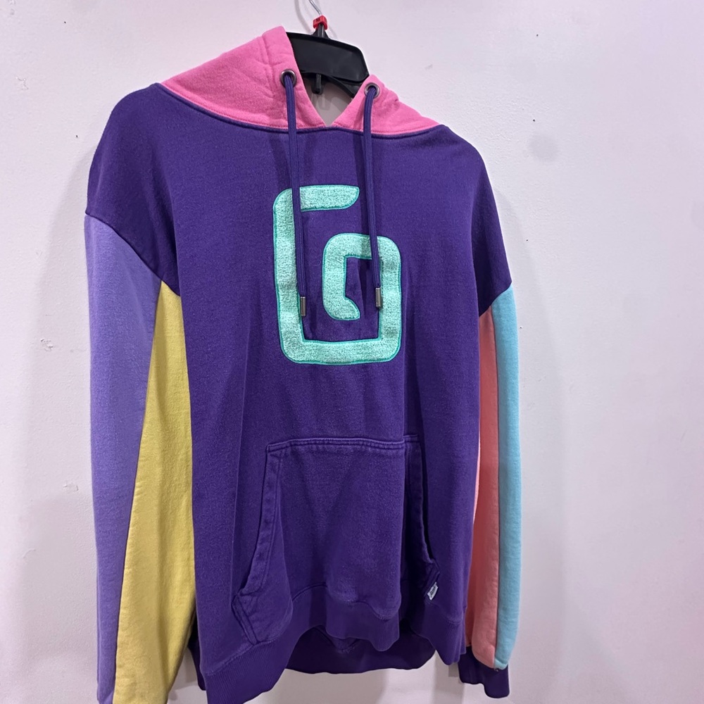 Colorblock Hoodie with Logo